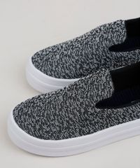Tenis-Infantil-Sonho-de-Crianca-Knit-Calce-Facil-com-Recortes-Cinza-Mescla-9958436-Cinza_Mescla_6