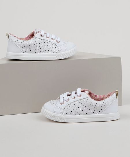 Tenis-Infantil-com-Micro-Furos-Branco-9958439-Branco_1 Tenis-Infantil-com-Micro-Furos-Branco-9958439-Branco_1