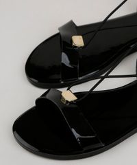 Rasteirinha-de-Verniz-Feminina-Oneself-com-Elastico-Preta-9959135-Preto_3
