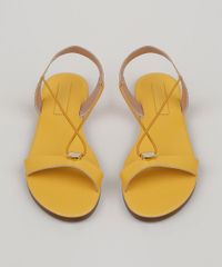 Rasteirinha-Feminina-Oneself-com-Elastico-Amarela-9959137-Amarelo_5