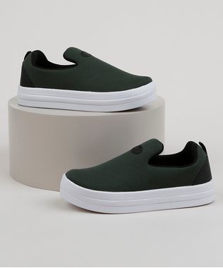 Tenis-Infantil-Sonho-de-Crianca-Knit-Calce-Facil-com-Recortes-Verde-Escuro-9958437-Verde_Escuro_1