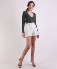 Sueter-Feminino-Basico-em-Trico-Decote-V-Verde-Escuro-9793289-Verde_Escuro_3