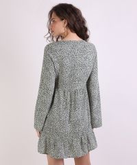 Vestido-Feminino-Curto-Estampado-com-Tassel-Manga-Sino-Bege-Claro-9943164-Bege_Claro_2