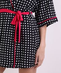 Robe-Feminino-Estampado-de-Poa-Manga-3-4-Preto-9954383-Preto_1_4 Robe-Feminino-Estampado-de-Poa-Manga-3-4-Preto-9954383-Preto_1_4