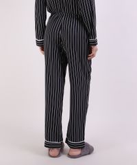 Calca-de-Pijama-Feminina-Reta-Listrada-com-Cordao-Preta-9952283-Preto_1_2