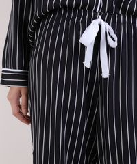 Calca-de-Pijama-Feminina-Reta-Listrada-com-Cordao-Preta-9952283-Preto_1_4