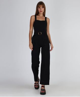 Macacao-Jeans-Feminino-Flare-com-Cinto-Alca-Larga-Preto-9944888-Preto_1