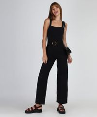 Macacao-Jeans-Feminino-Flare-com-Cinto-Alca-Larga-Preto-9944888-Preto_3