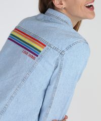 Jaqueta-Jeans-Feminina-Pride--Love-Wins--com-Bolsos-e-Bordados-Azul-Claro-9952955-Azul_Claro_6