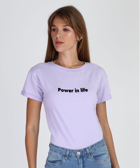 Blusa-Feminina--Power-In-Life--Manga-Curta-Lilas-9615400-Lilas_1