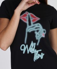 Blusa-Feminina-Elite--Wild-Thing--Manga-Curta-Decote-Redondo-Preta-9953760-Preto_5