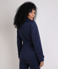 Casaco-Trench-Coat-Feminino-Transpassado-com-Faixa-para-Amarrar-Azul-Marinho-9818779-Azul_Marinho_2