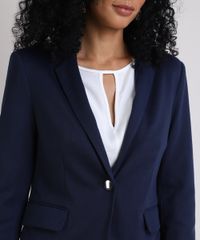 Blazer-Feminino-Basico-Acinturado-com-Bolsos-e-Botoes-Azul-Marinho-9825478-Azul_Marinho_4
