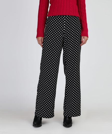 Calca-Feminina-Pantalona-Cintura-Alta-Estampada-de-Poas-Preta-9955718-Preto_1 Calca-Feminina-Pantalona-Cintura-Alta-Estampada-de-Poas-Preta-9955718-Preto_1