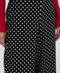 Calca-Feminina-Pantalona-Cintura-Alta-Estampada-de-Poas-Preta-9955718-Preto_4