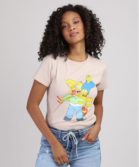 Blusa-Feminina-Os-Simpsons-Manga-Curta-Decote-Redondo-Rose-9943349-Rose_1