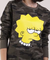 Blusao-de-Moletom-Feminino-Lisa-Simpson-Estampado-Camuflado-Verde-Militar-9946035-Verde_Militar_4