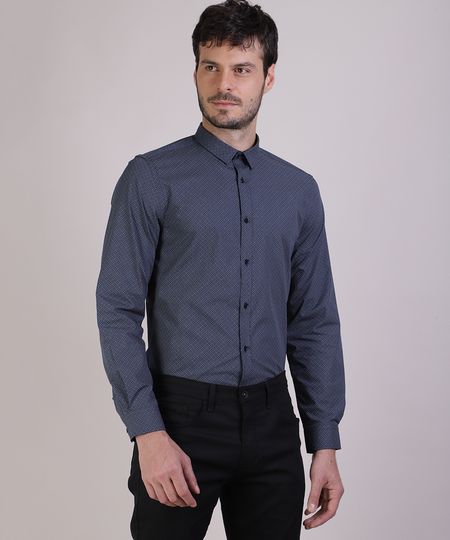 Camisa-Masculina-Slim-Estampada-Geometrica-Manga-Longa-Azul-Escuro-9817461-Azul_Escuro_1 Camisa-Masculina-Slim-Estampada-Geometrica-Manga-Longa-Azul-Escuro-9817461-Azul_Escuro_1