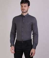 Camisa-Masculina-Slim-Estampada-Manga-Longa-Chumbo-9817474-Chumbo_1
