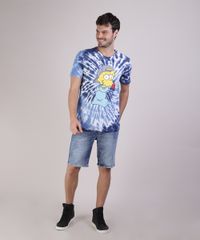 Camiseta-Masculina-Maggie-Simpson-Estampada-Tie-Dye-Manga-Curta-Azul-Escuro-9951651-Azul_Escuro_3