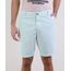 Bermuda-de-Sarja-Masculina-Chino-Reta-com-Bolsos-Azul-Claro-9953209-Azul_Claro_1