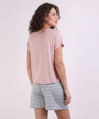 Pijama-Feminino-com-Listras-Manga-Curta-Rosa-9953276-Rosa_2