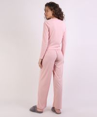 Pijama-Feminino-Canelado-com-No-Manga-Longa-Rosa-Claro-9954357-Rosa_Claro_2