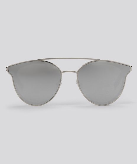 Oculos-de-Sol-Redondo-Espelhado-Feminino-Oneself-Prateado-8759616-Prateado_1