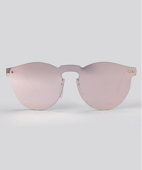 Oculos-de-Sol-Redondo-Espelhado-Feminino-Oneself-Dourado-8759586-Dourado_1