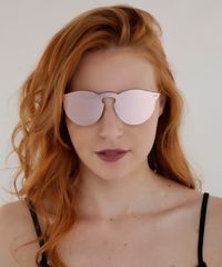 Oculos-de-Sol-Redondo-Espelhado-Feminino-Oneself-Dourado-8759586-Dourado_2