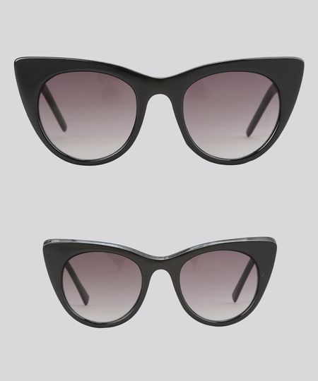 Kit-de-Oculos-de-Sol-Gatinho-Tal-Mae-Tal-Filha-Oneself-Preto-8716242-Preto_1 Kit-de-Oculos-de-Sol-Gatinho-Tal-Mae-Tal-Filha-Oneself-Preto-8716242-Preto_1