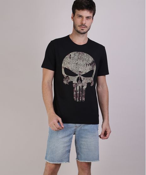 Camiseta-Masculina-O-Justiceiro-Manga-Curta-Gola-Careca-Preta-9738697-Preto_1