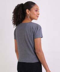 Blusa-Feminina-Playstation--Player--com-No-Manga-Curta-Chumbo-9949165-Chumbo_2