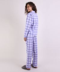 Pijama-Feminino-Estampado-Xadrez-Manga-Longa-Azul-9952278-Azul_2