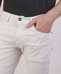 Calca-de-Sarja-Masculina-Skinny-com-bolsos-Areia-9953436-Areia_4