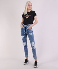 Blusa-Feminina-The-Flash-Manga-Curta-Decote-Redondo-Preta-9953758-Preto_3