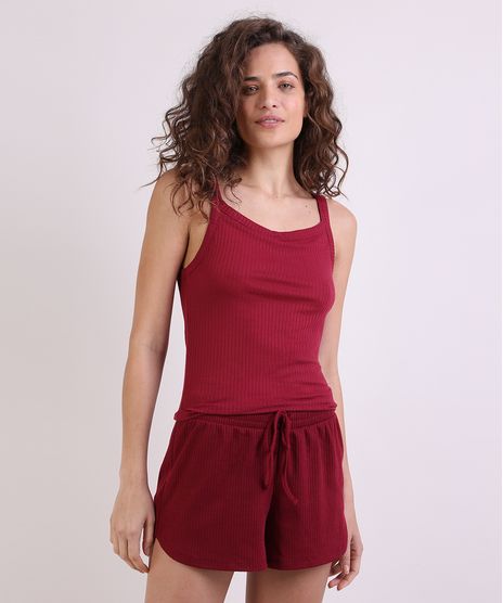 Short-Doll-Feminino-Canelado-Vermelho-Escuro-9954356-Vermelho_Escuro_1