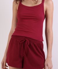 Short-Doll-Feminino-Canelado-Vermelho-Escuro-9954356-Vermelho_Escuro_4