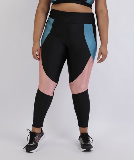 calça legging cintura alta plus size