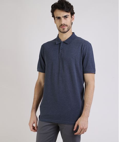 Polo-Masculina-Basica-Comfort-em-Piquet-Manga-Curta-Azul-Escuro-9597168-Azul_Escuro_1