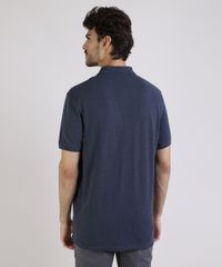 Polo-Masculina-Basica-Comfort-em-Piquet-Manga-Curta-Azul-Escuro-9597168-Azul_Escuro_2