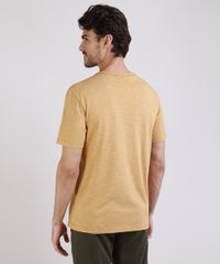 Camiseta-Masculina--Portland--Manga-Curta-Gola-Careca-Mostarda-9942920-Mostarda_2