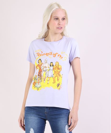 Blusa-Feminina-O-Magico-de-Oz-Manga-Curta-Decote-Redondo-Lilas-9943573-Lilas_1
