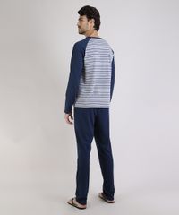Pijama-Masculino-Raglan-com-Listras-Manga-Longa-Cinza-Mescla-9946153-Cinza_Mescla_2