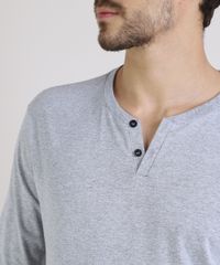 Pijama-Masculino-Manga-Longa-Gola-Portuguesa-Cinza-Mescla-9946156-Cinza_Mescla_3