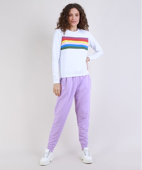 moletom arco iris c&a