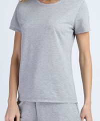 Pijama-Feminino-em-Moletom-Manga-Curta-Cinza-Mescla-9952350-Cinza_Mescla_4