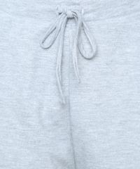 Pijama-Feminino-em-Moletom-Manga-Curta-Cinza-Mescla-9952350-Cinza_Mescla_5