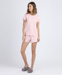Pijama-Feminino-em-Moletom-Manga-Curta-Rosa-9952351-Rosa_3
