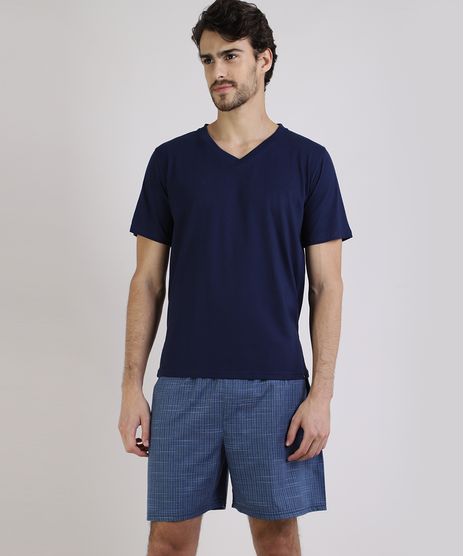 Pijama-Masculino-Lupo-Manga-Curta-Azul-Marinho-9952875-Azul_Marinho_1